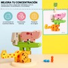 AEVIORA 10 PCS Juguete de Equilibrio Animal para Niños, Equilibrio