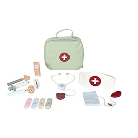 Little Dutch 7060 Wooden Doctor's Case Doctor's Bag Playset