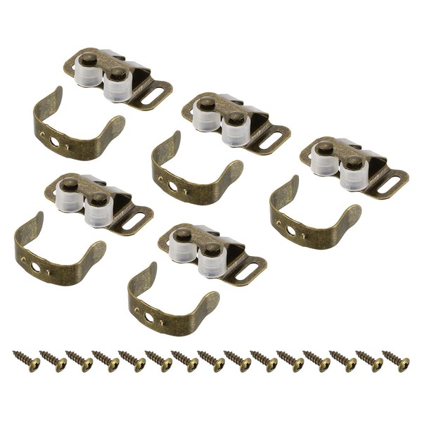 sourcing map 5 Set Cabinet Door Catch, Cabinet Latch Lock