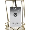 Premier Housewares 507569 Vertex Utensil Holder - Gold Plated, 12