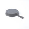 HAWOK Cast Iron Mini Skillet, Round Pan, Mini Server, DIA