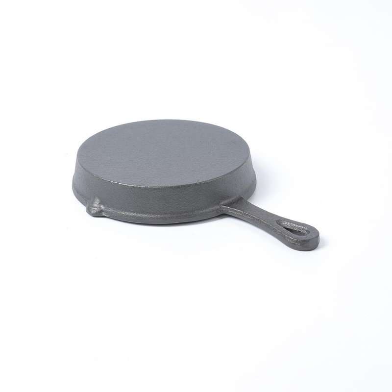 HAWOK Cast Iron Mini Skillet, Round Pan, Mini Server, DIA