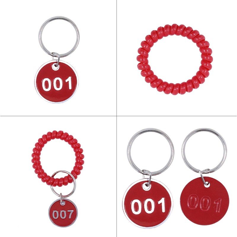 MITUKE Door Number Tag Cloak Locker Number Tag Key Label