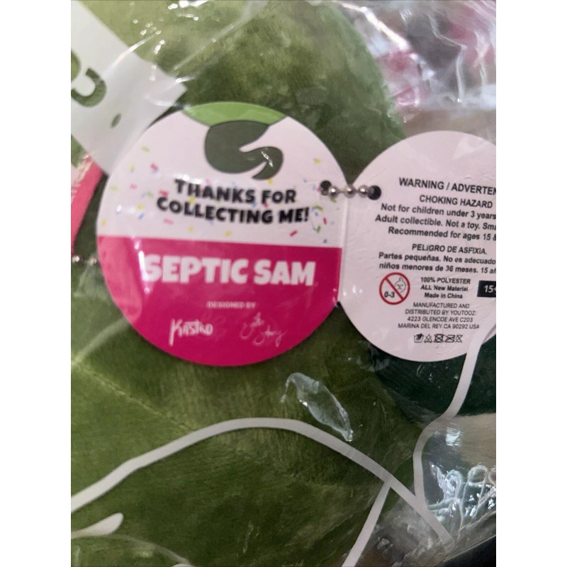 YouTooz * Septic Sam * 9" Plush * NEW *