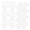 TEHAUX Dresser Drawer Glide Guides 16pcs Plastic Rear Drawer Slides