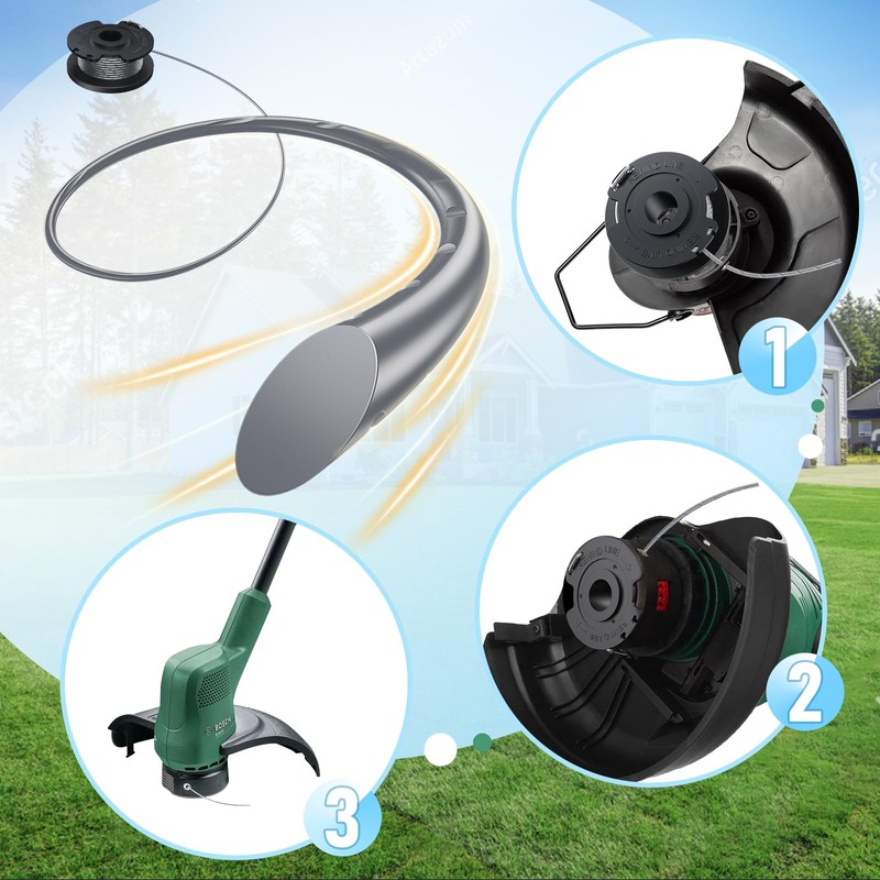 Diameter 1.6 mm - 5 m length replacement spool compatible