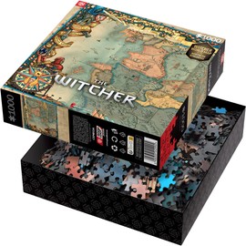 Good Loot Gaming : The Witcher The Northern Kingdoms – 1000 Piece Puzzle – Game Puzzle – for Video Game Lovers – Gamer Puzzle – for Adults and Children Ages 12 – 68 x 48 cm