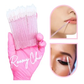 100pzs Lip Brush Desechable Para Pestañas Microblading Labio