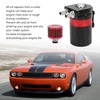 Car Oil Catch Can Internal Baffle Dual Chamber Filter Aluminium