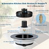 Sink Drain Strainer, 3 in 1 Kitchen Sink Drain Strainer,