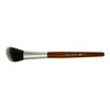 Rouge Brush "Redwood, oblique, high-tech hair, wooden handle textured brown