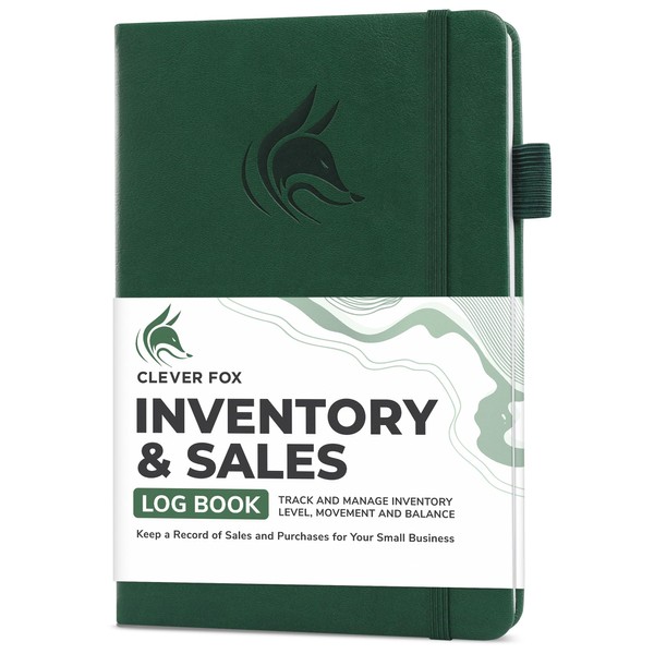 Clever Fox Inventory & Sales Log Book for Small Business