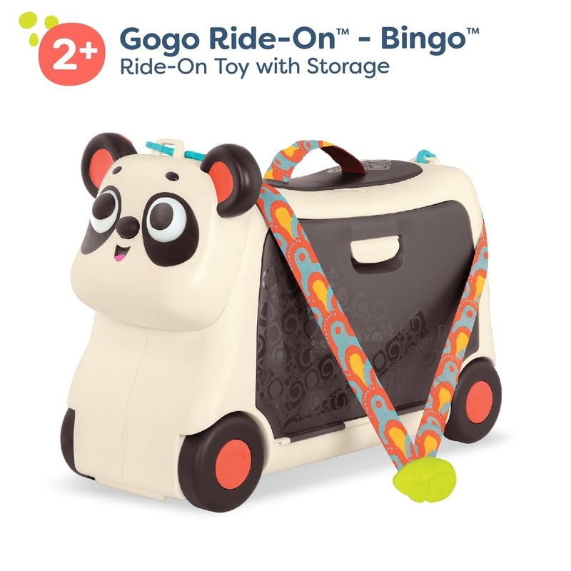 B. toys – Ride-On Toy – Ride-On Panda Suitcase –