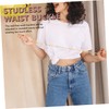 DOITOOL 8 Sets Waist-Closing Jeans Buttons Extenders Buckles Waist Buckle