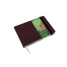 tumuarta Watercolour Sketchbook, 300 g, 25% Cotton, 14 x 21 cm, 24 Sheets, 48 Pages, Fine Grain, Acid Free, Watercolour Book, Mixed Media Artist Paper, Watercolour Paper Pad for Watercolour, Acrylic,