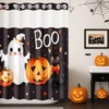 Culudea No Hook Shower Curtain with Snap in Liner 71x74