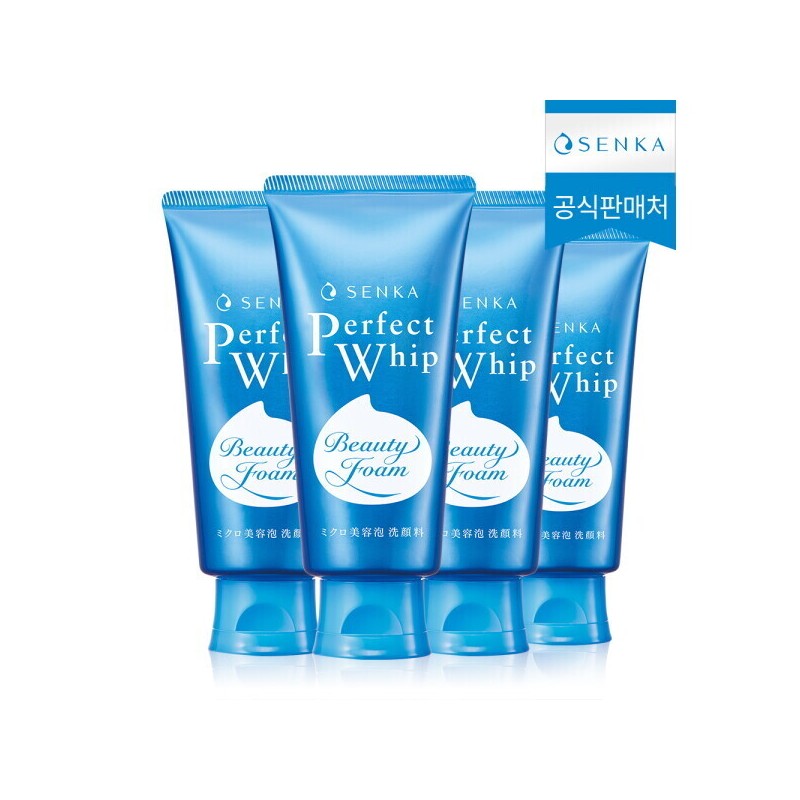 SENKA 센카 퍼펙트 휩 120g 4개 + 아크네 휩 15g