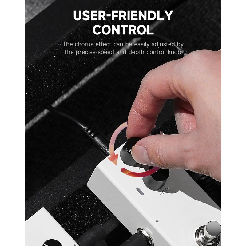 Donner EMBARK 04 Chorus Guitar Pedal, DIY Shell, Electric Guitar,