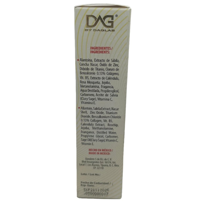 DAG BY DAGLAB Difumin-C 2.30 Fl. oz/ 65 gr Crema