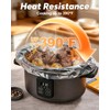 SMARTAKE Slow Cooker Liners 20PCS 13"x 21" Large Disposable Cooking