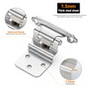 Ravinte 20 Packs (10 Pairs) 3/8 inch Inset Polished Chrome