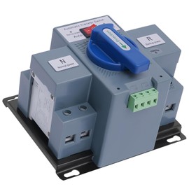 110V Generator Transfer Switch, Dual Power Automatic Generlink Transfer Switch, ATS Changeover Switch 50HZ/60HZ(2P 63A)