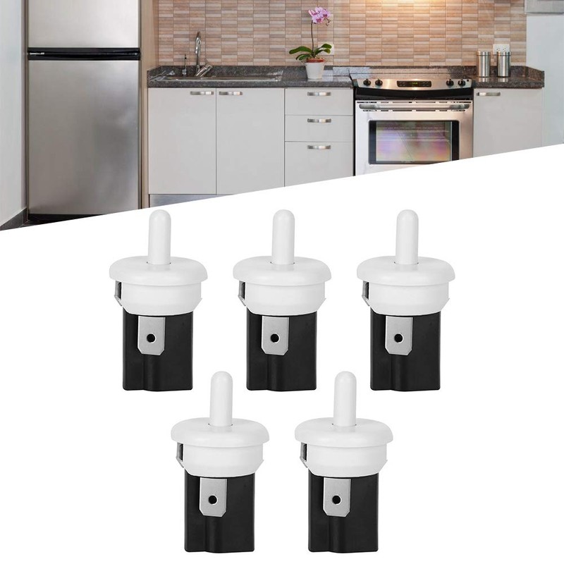 Interruptor de luz para puerta de refrigerador de 5 piezas,