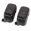 XMMT Black Hand Control Switch Housing Caps Fit for Harley