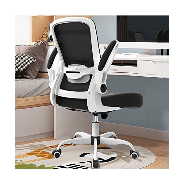 Office Chair, Ergonomic Desk Chair with Adjustable Lumbar Support, High Back Mesh Computer Chair with Flip-up Armrests-BIFMA Passed Task Chairs, Executive Chair for Home Office