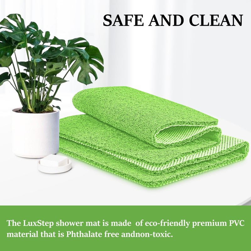 LuxStep Shower Mat Bathtub Mat,24x36 inch, Non-Slip Bath Mat with