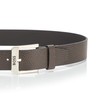 BOSS, Jemio Square Buckle Leather Belt, brown cedar, 30
