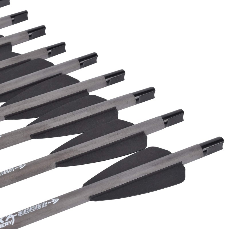 NIKA ARCHERY - Pernos de ballesta de 7.5 pulgadas, flechas