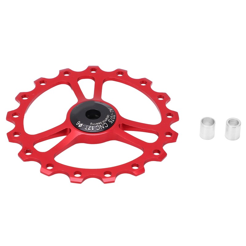 MEIJUN 17T Ceramic Rear Derailleur Guide Wheel Aluminum Alloy Rear