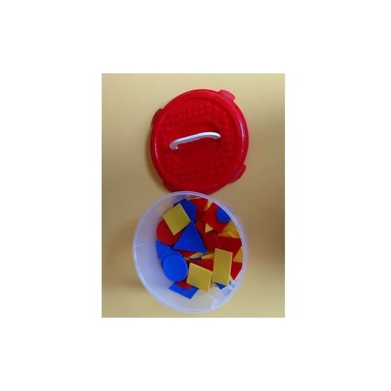 Hacer y Aprender 10 Estuches Bloques Lógicos Matemáticos Plástico Con