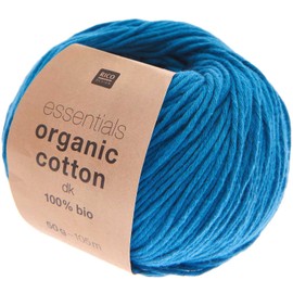 Rico Design Essentials Organic Cotton DK Colour 11, Organic Cotton Yarn for Knitting or Crocheting
