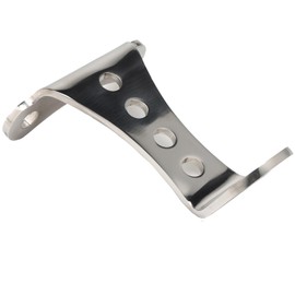 Heavy-Duty 304 Stainless Steel Headlight Riser Mount Bracket | Fits Harley Sportster, Big Twin & Triumph | 3.5" Riser Spacing No-Brow Mirror Finish Dual Light Support