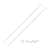 uxcell 2Pcs 29"-53" Draw Rod for Cordless Blinds, Telescopic Rod