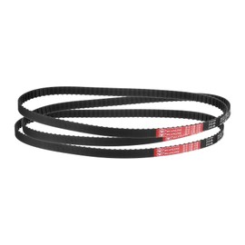 uxcell 3Pcs 212XL 037 Timing Belt 106 Teeth Black Cogged Rubber Geared Belt, Width 10mm, Pitch 5.08mm, 3D Printer Timing Belt