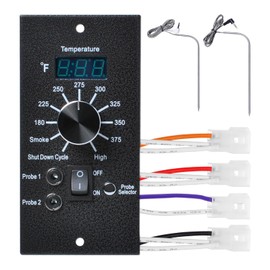 Digital Thermostat Controller Compatible with Traeger Pro 34, 20, 22 & Pellet Grills Smoker BAC365, Precision Temperature Control Panel Replacement Parts with 2 Meat Probe for BBQ