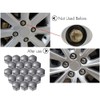 19 mm nut covers, 20 pieces wheel nut caps 19