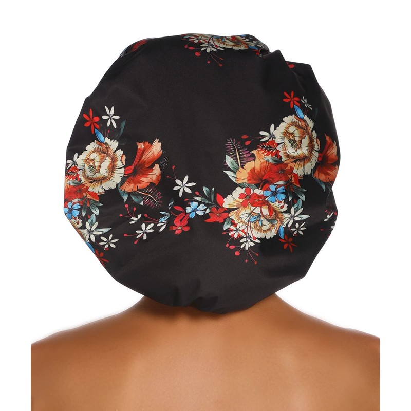 HIUMI Gorro de ducha de lujo para mujer, para rastas,