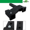 munirater Replacement for Trailer Dual Hitch Extender Adapter with 2-1/4-inch