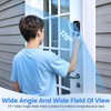 Winnes Video Doorbell with 1080P Camera, 2.4G Bluetooth IP65 Rainproof,
