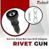 findmall Electric Rivet Nut Gun Drill Adapter Cordless Drill Hand