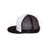 Yupoong Five-Panel Classic Trucker Cap - One Size - Black/White/Black