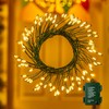 Battery Operated Cluster Lights, 10FT 100 Micro LEDs, Outdoor Twinkle