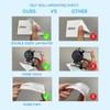 Uinkit 10mil Thicker Self Sealing Photo Laminating Pouches 4 x