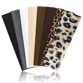 AWUMBUK Women's Sports Headbands, Pack of 8 Black Hair Bands, Non-Slip Headbands, Elastic Headbands, Unisex Hair Band, Sport, Yoga, Workout, Running, Fitness, Gym, Hair Accessories