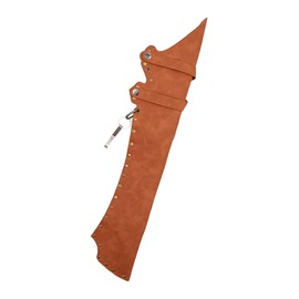 Sarini PU Leather Arrow Quiver For Archery 61 Cm Long Adjustable Retro Side Quiver For Recurve Bow Long Bow Hunting Shooting