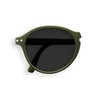 Ijipizi Boston Folding Sunglasses #F Model, khaki/grey
